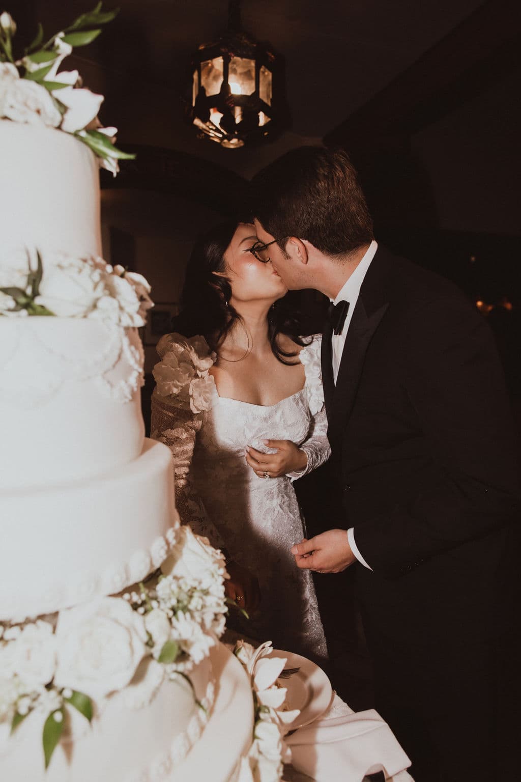 Real wedding photo — candid celebration moment